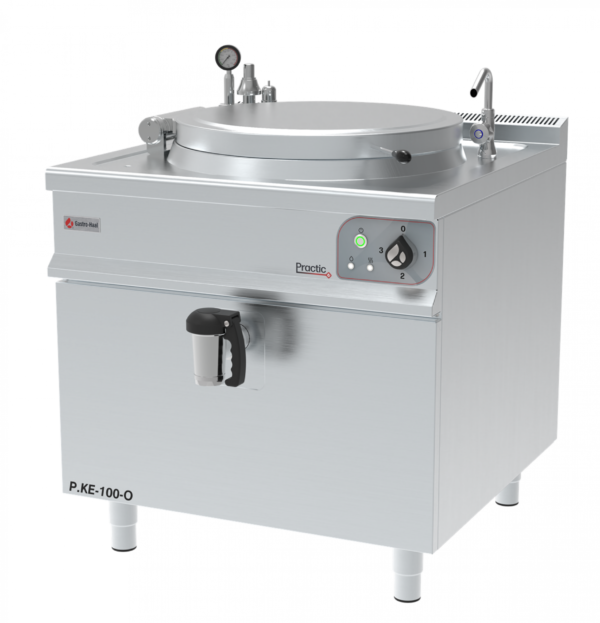 Cazan electric de fierbere Gastro-Haal P.KE-100-O, rotund, 100 litri