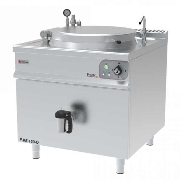 Cazan electric de fierbere Gastro-Haal P.KE-150-O, rotund, 150 litri