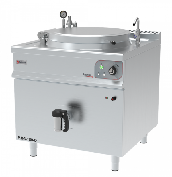 Cazan de fierbere pe gaz Gastro-Haal P.KG-150-O, rotund, 150 litri