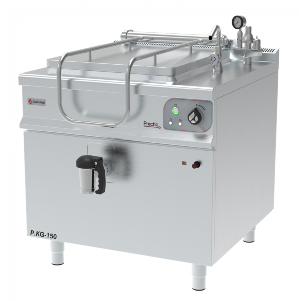 Cazan de fierbere pe gaz Gastro-Haal P.KG-150, pătrat, 150 litri